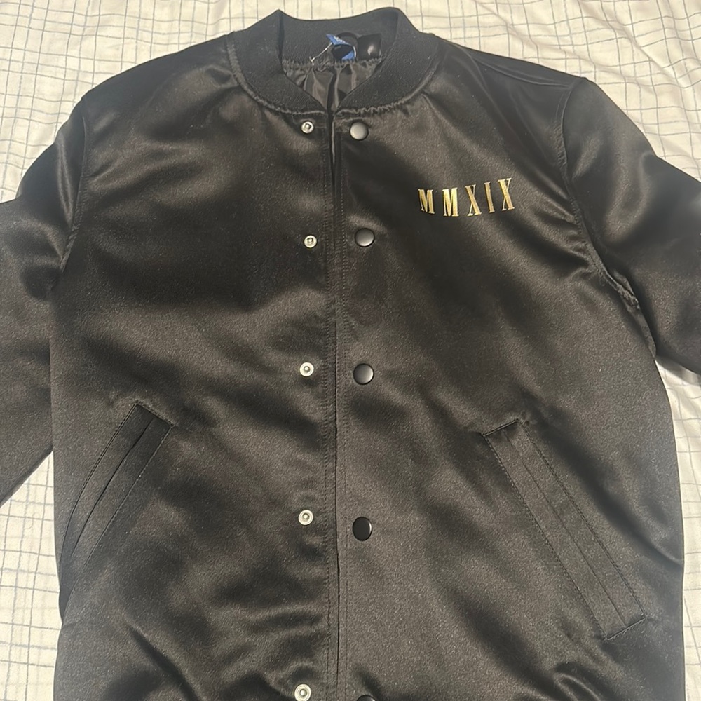 H&M Satin Bomber Jacket